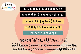 Baby Blooming (Demo) font