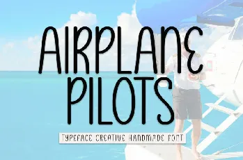 Airplane Pilots Display font