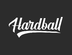 Hardball font