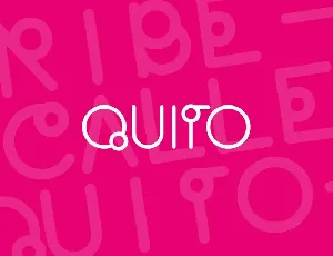 QUITO font