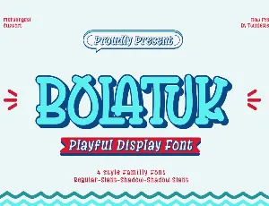BOLATUK Trial font