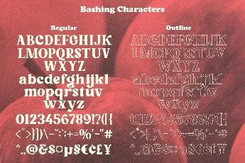 Bashing DEMO font