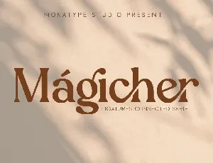 Magicher font