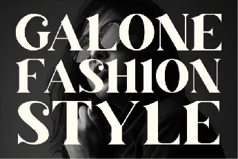 Galone font