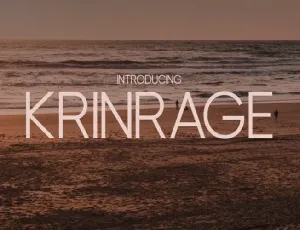 Krinrage Sans Serif font