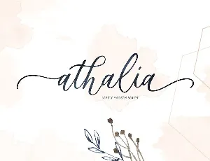 Athalia Script font