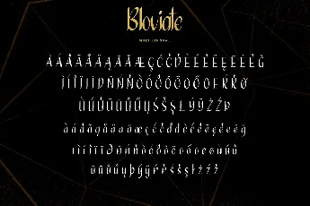 Bloviate Demo font