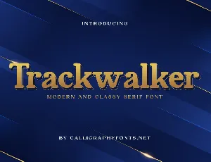Trackwalker Demo font