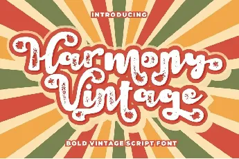 Harmony Vintage font