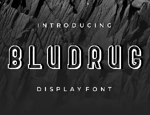 BLUDRUG font