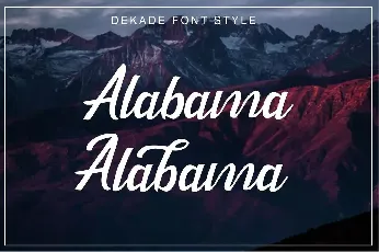 Dekade font