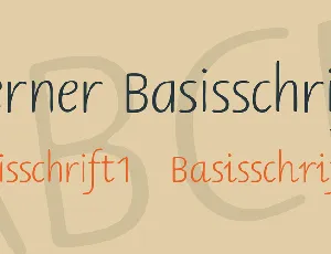 Berner Basisschrift font