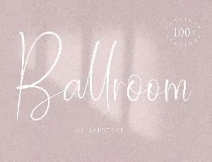 Ballroom font