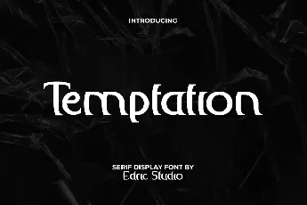 TemptationDemo font