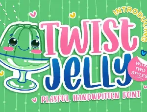 Twist Jelly Display font