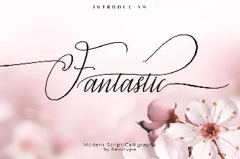 Fantastic Script font