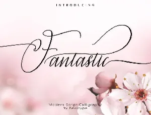 Fantastic Script font