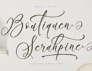 Boutiquen Serahpine font