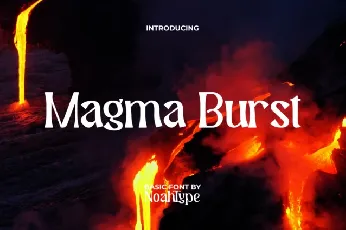 Magma Burst font