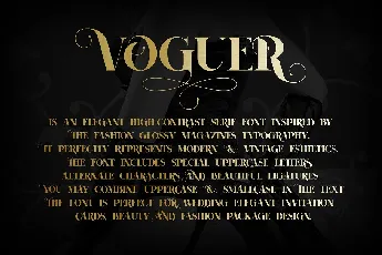 Voguer font