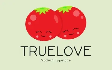 Truelove Sans Serif font