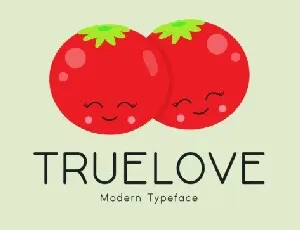 Truelove Sans Serif font