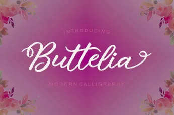 Buttelia font