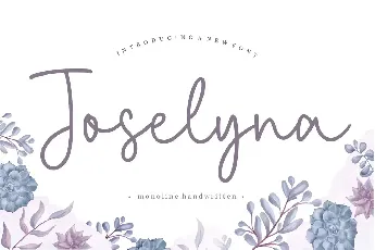 Joselyna font