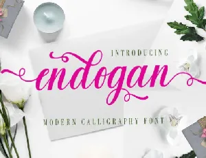 Endogan font