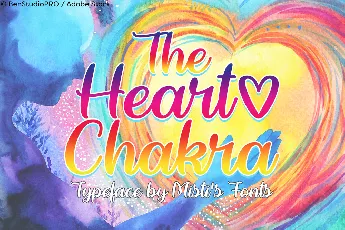 The Heart Chakra font