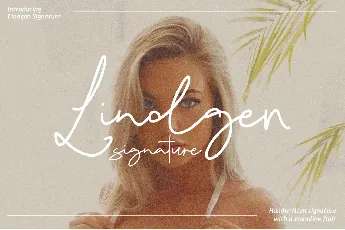 Lindgen Signature font