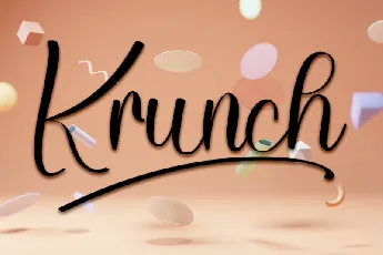 Krunch font