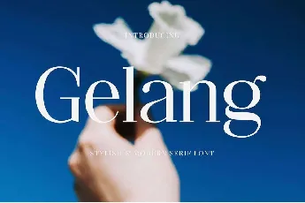 Gelang font