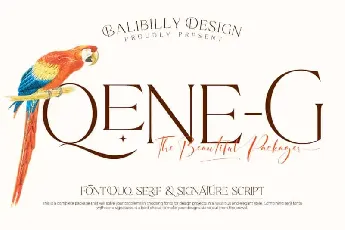 Qene-G Serif font