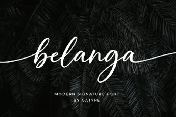 Belanga Script font