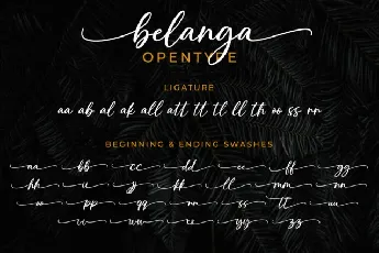 Belanga Script font