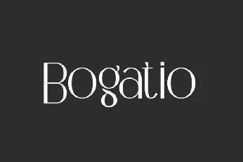 Bogatio font