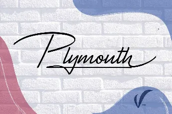 VMN Plymouth font