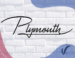 VMN Plymouth font