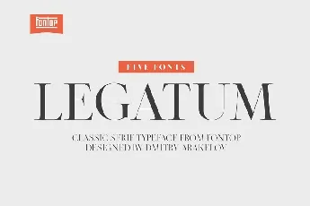 Legatum font