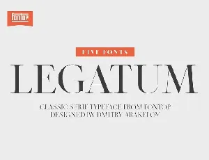 Legatum font