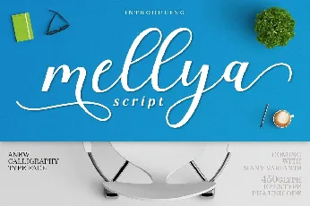 Mellya Calligraphy Script font