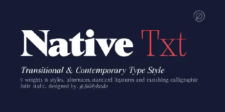 Native Txt font