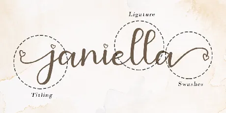 Janiella font