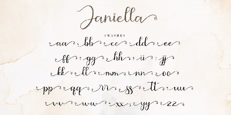 Janiella font