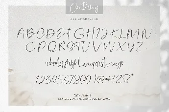 Centhinydemo font