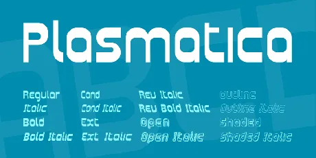 Plasmatica font