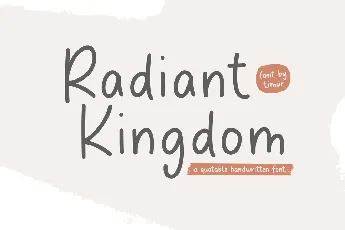 Radiant Kingdom font