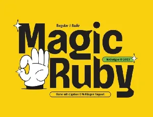 Magic Ruby font