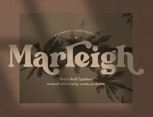 Marleigh font